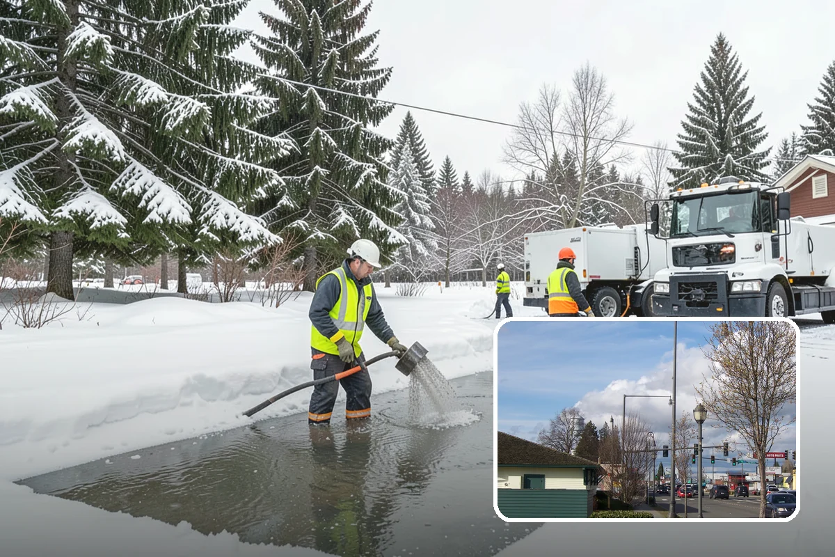 School Sidewalk Clearing in Marysville, Snohomish County, WA - Clears walks before arrival times