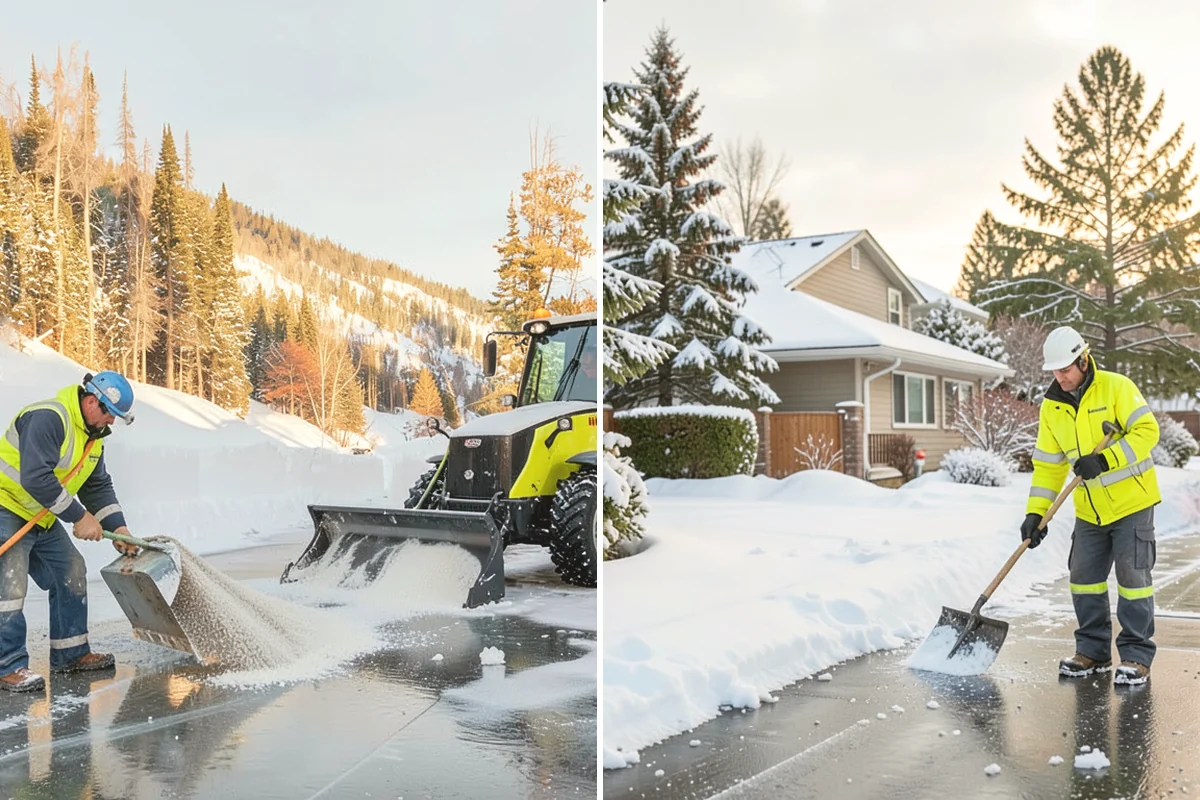 School Sidewalk Clearing in Mercer Island, King County, WA - We identify the routes students and staff use most