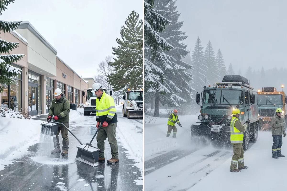 School Sidewalk Clearing in Renton, King County, WA - We identify the routes students and staff use most