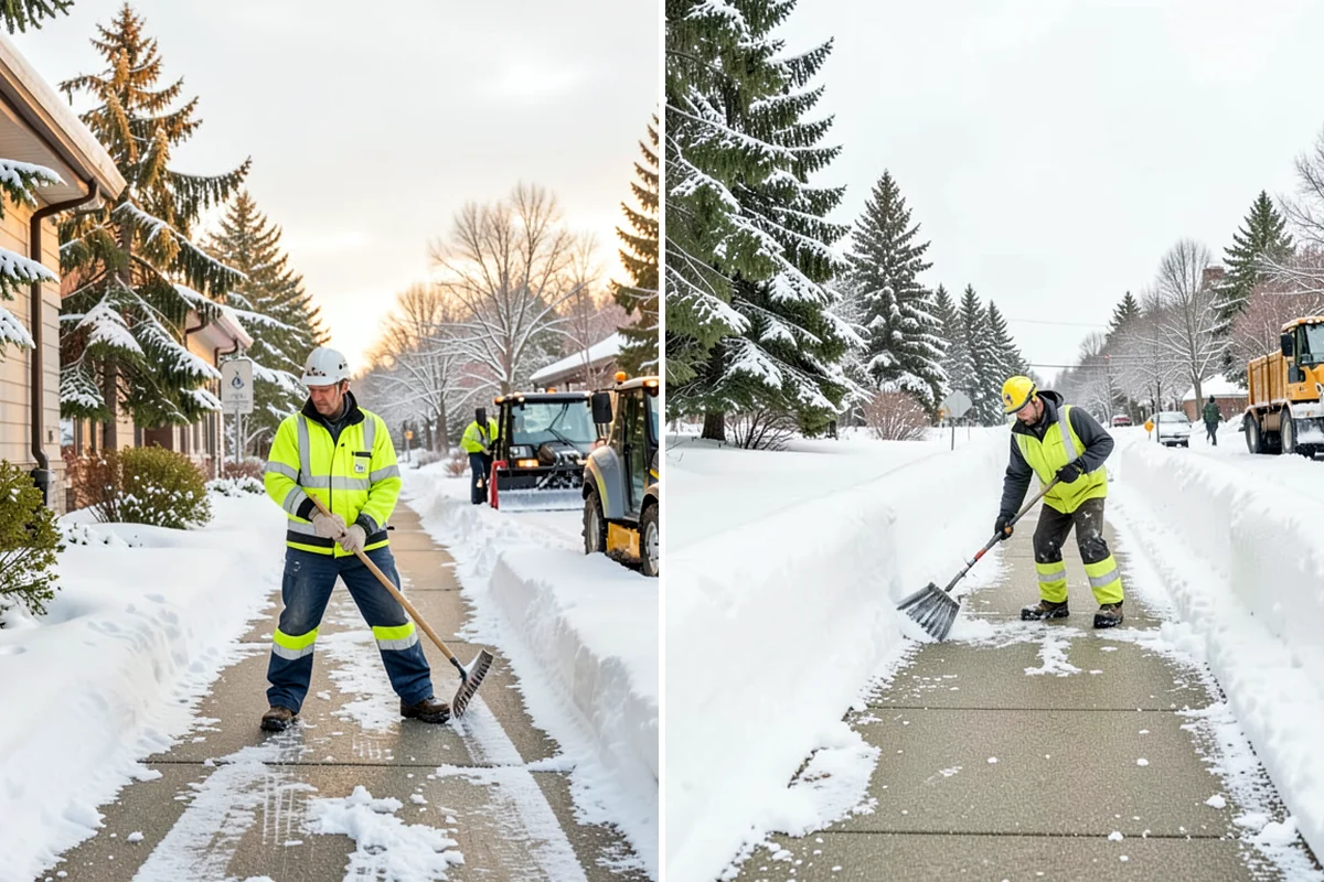 School Sidewalk Clearing in Seattle, King County, WA - We identify the routes students and staff use most