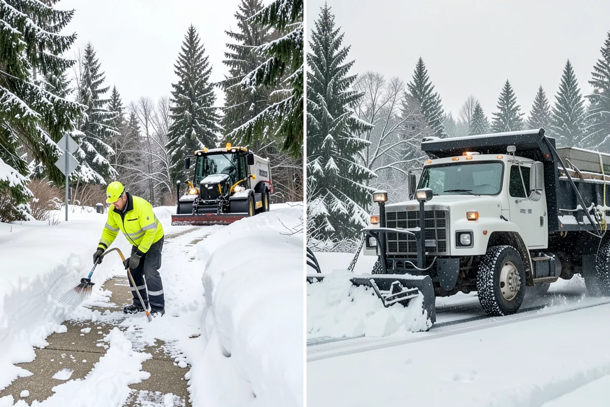 School Sidewalk Clearing in Shoreline, King County, WA - We identify the routes students and staff use most