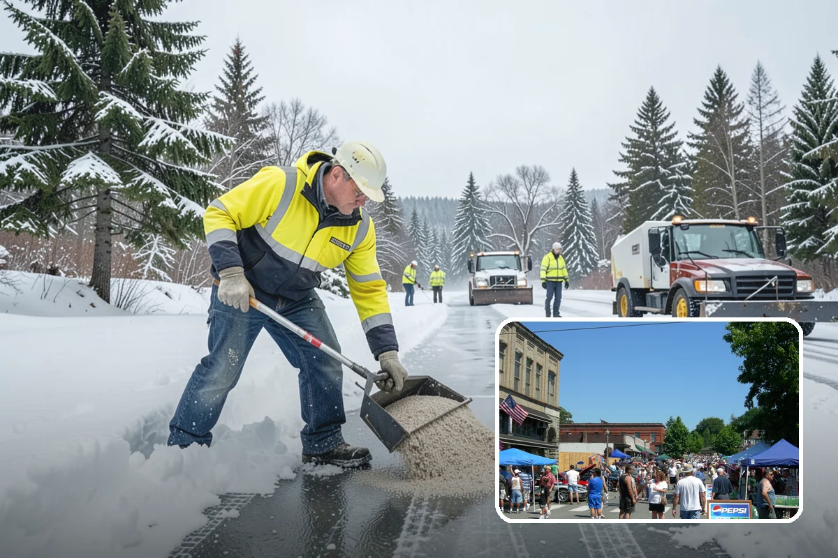 School Sidewalk Clearing in Snohomish, Snohomish County, WA - Clears walks before arrival times