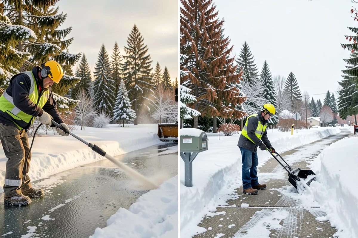 School Sidewalk Clearing in Snoqualmie, King County, WA - We identify the routes students and staff use most