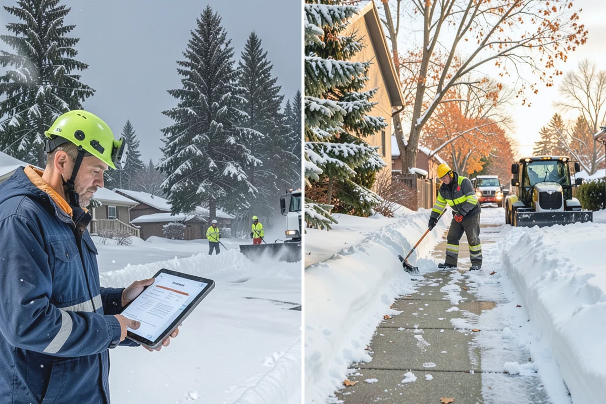 School Sidewalk Clearing in South Prairie, Pierce County, WA - We identify the routes students and staff use most