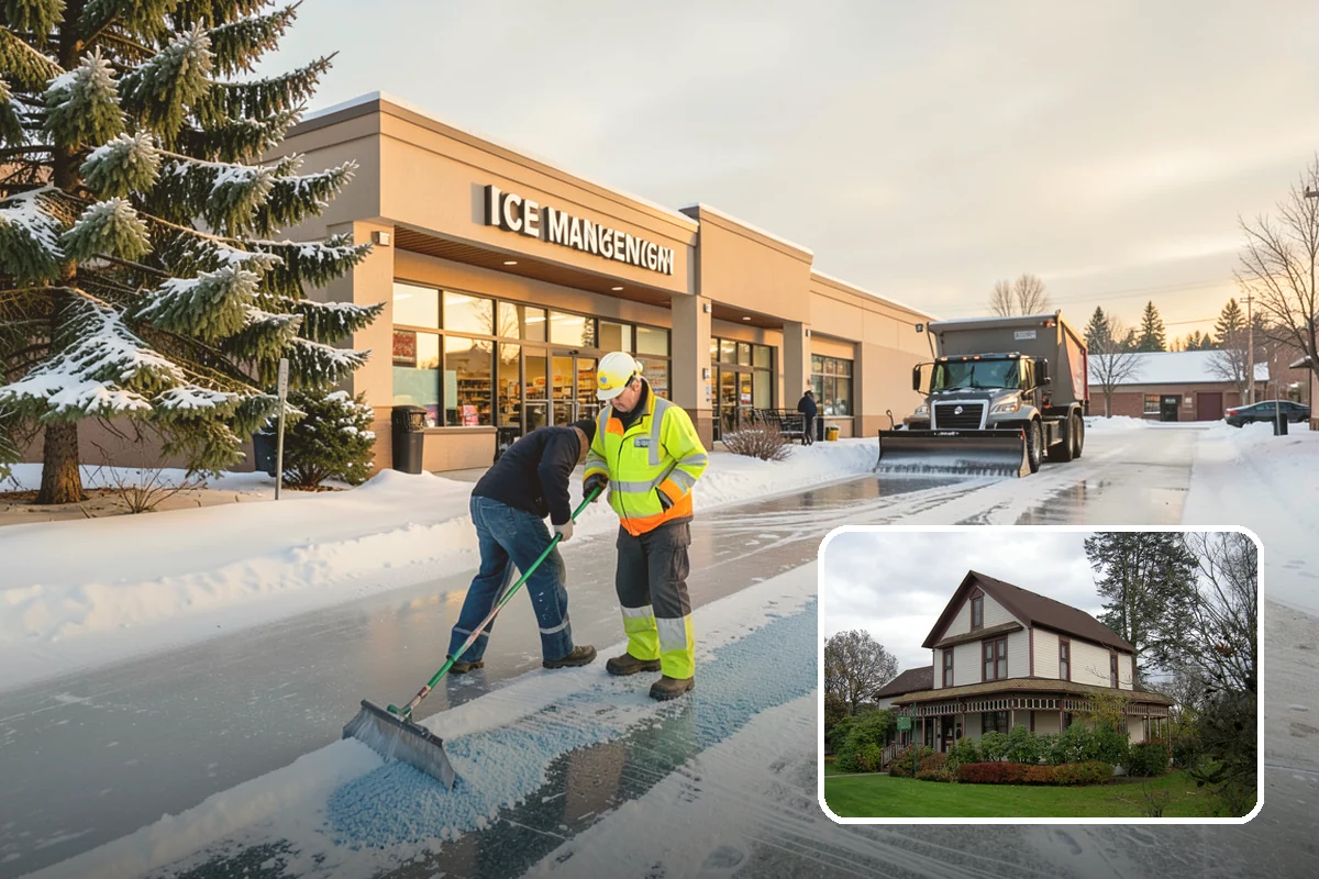 School Sidewalk Clearing in Sumner, Pierce County, WA - Clears walks before arrival times
