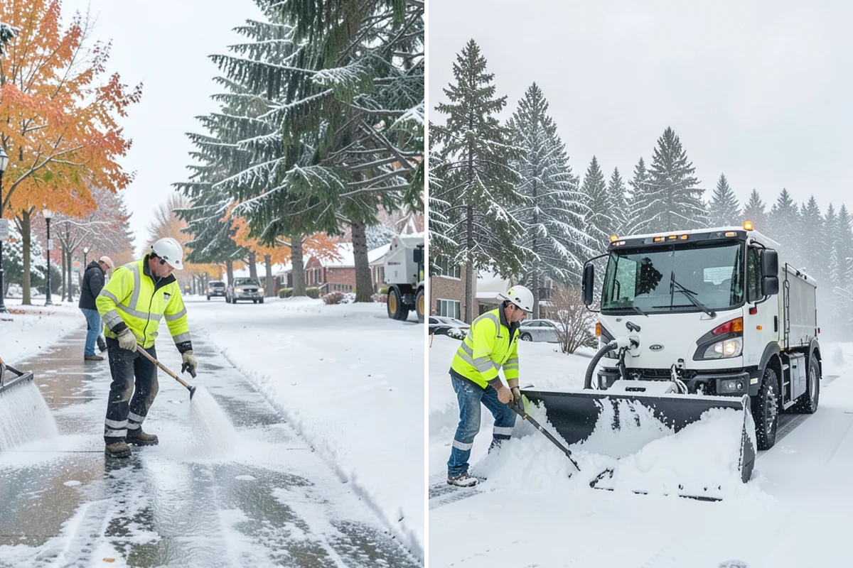 School Sidewalk Clearing in Sumner, Pierce County, WA - We identify the routes students and staff use most