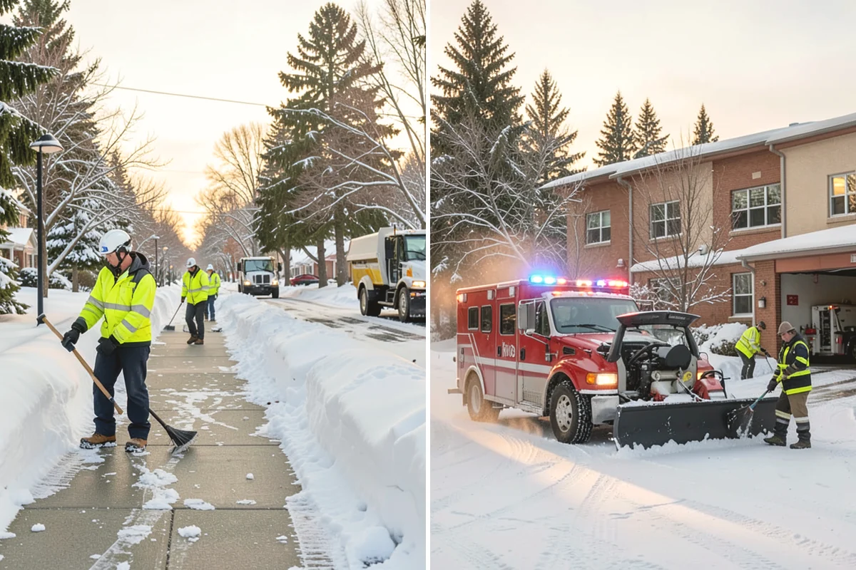 School Sidewalk Clearing in Tukwila, King County, WA - We identify the routes students and staff use most