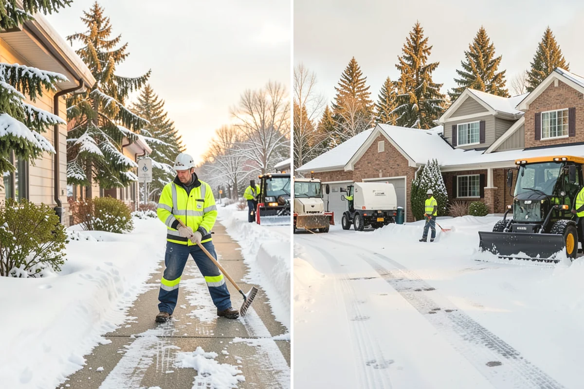 School Sidewalk Clearing in Yarrow Point, King County, WA - We identify the routes students and staff use most