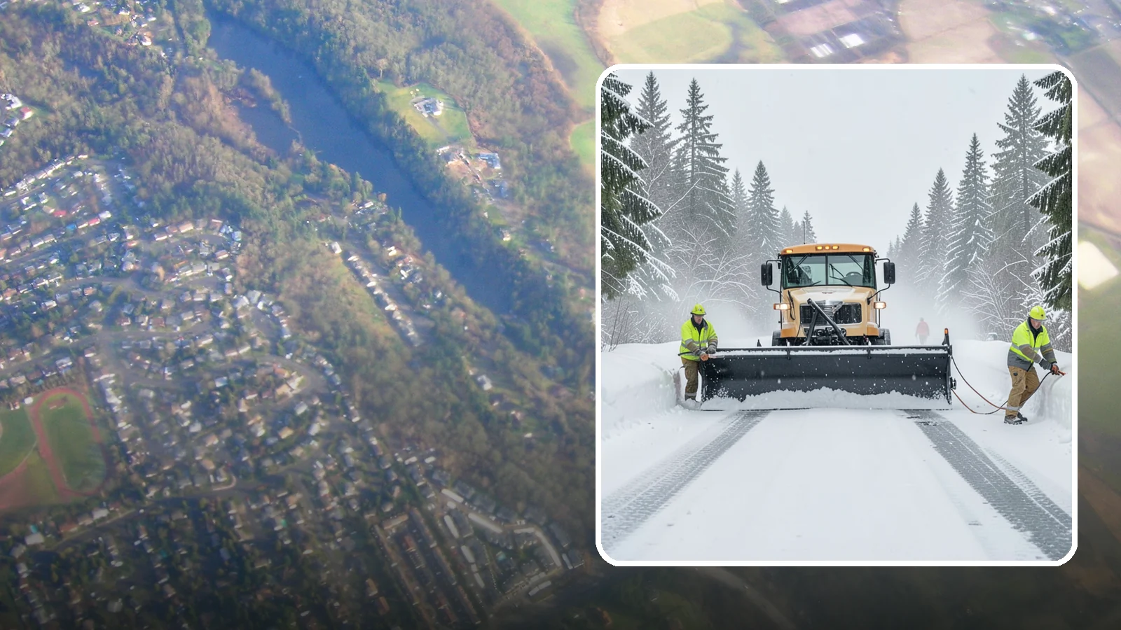 School Snow Plowing in Algona, King County, WA - We plow school lots, bus loops, and student drop-off zones before the first bell so staff, buses, and parents move safely.