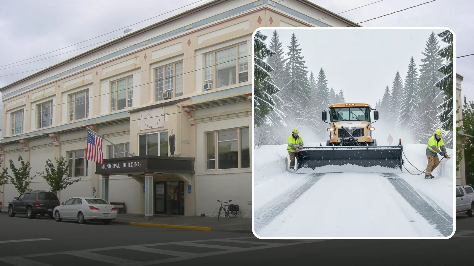 School Snow Plowing in Anacortes, Skagit County, WA - We plow school lots, bus loops, and student drop-off zones before the first bell so staff, buses, and parents move safely.