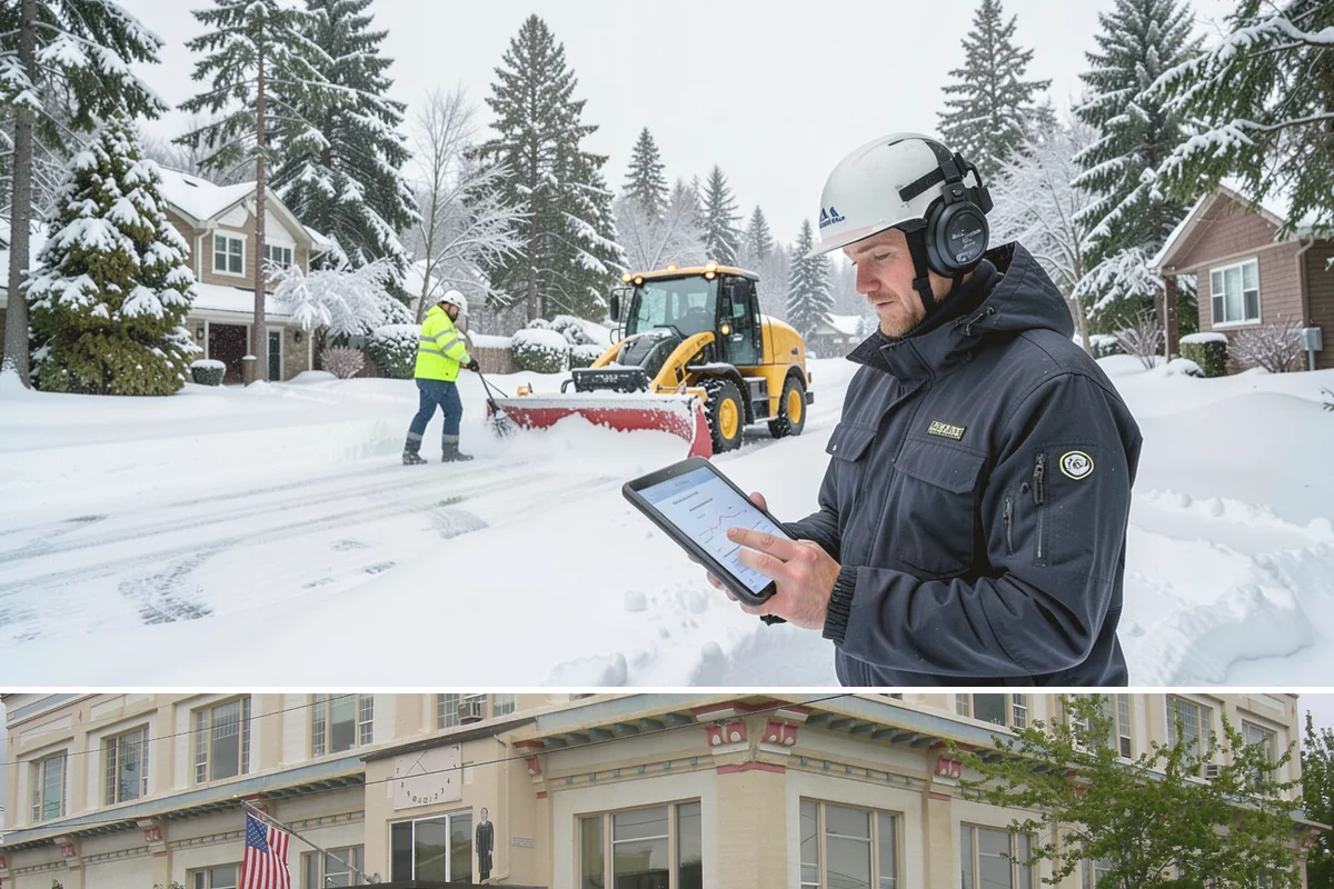 School Snow Plowing in Anacortes, Skagit County, WA - Establish a contract before the school year's winter term so every campus opening is safe.