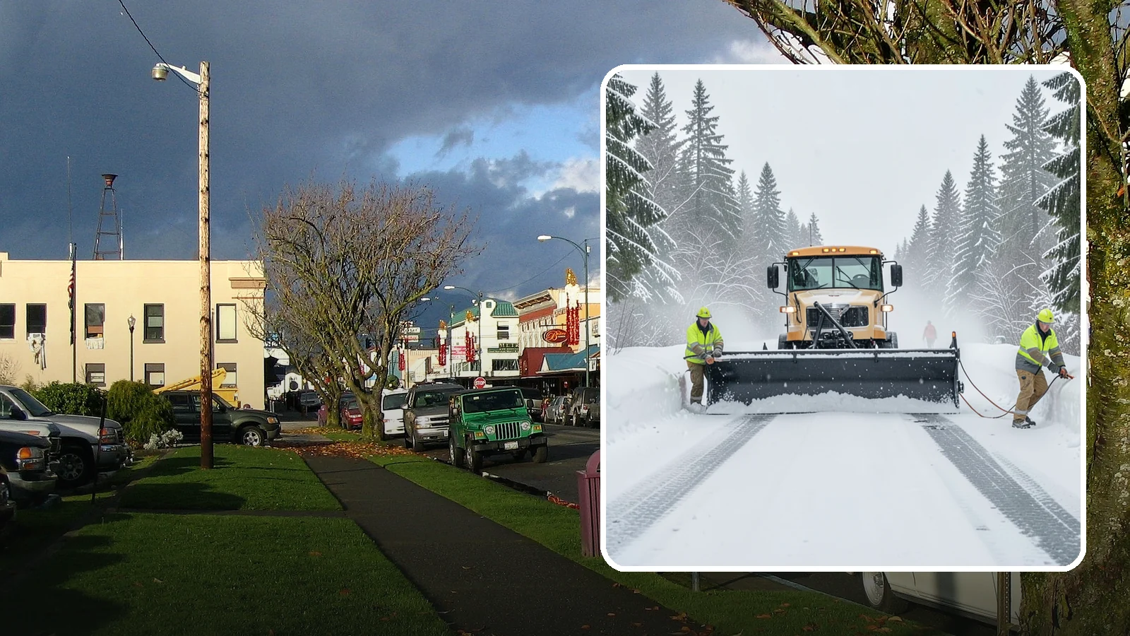 School Snow Plowing in Arlington, Snohomish County, WA - We plow school lots, bus loops, and student drop-off zones before the first bell so staff, buses, and parents move safely.