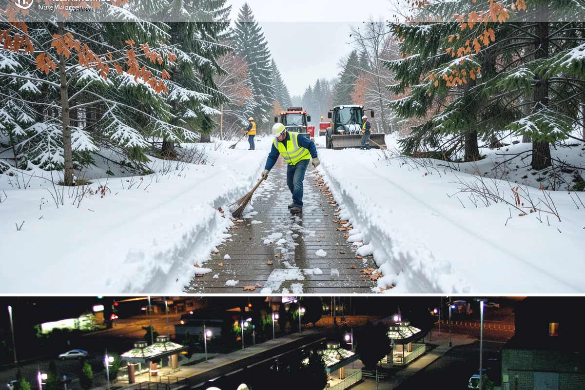 School Snow Plowing in Auburn, King County, WA - Establish a contract before the school year's winter term so every campus opening is safe.