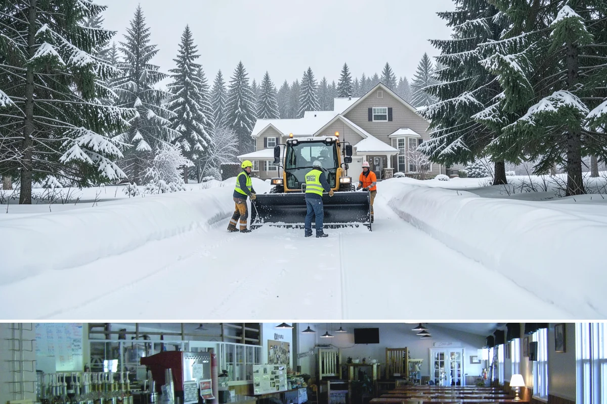 School Snow Plowing in Black Diamond, King County, WA - Establish a contract before the school year's winter term so every campus opening is safe.