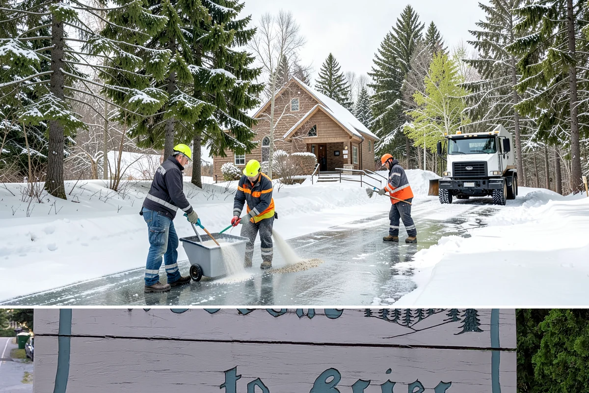 School Snow Plowing in Brier, Snohomish County, WA - Establish a contract before the school year's winter term so every campus opening is safe.