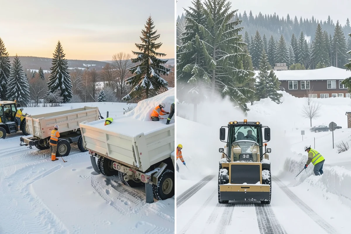School Snow Plowing in Buckley, Pierce County, WA - Confirm the bell schedule and bus-loop priorities with facilities staff