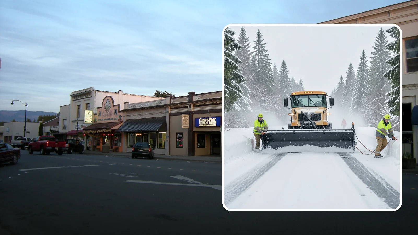 School Snow Plowing in Burlington, Skagit County, WA - We plow school lots, bus loops, and student drop-off zones before the first bell so staff, buses, and parents move safely.