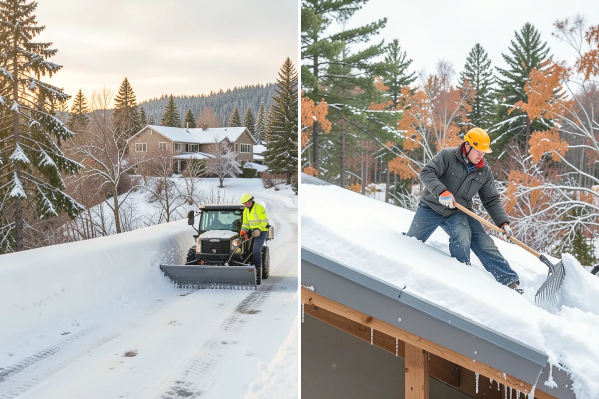 School Snow Plowing in Carnation, King County, WA - Confirm the bell schedule and bus-loop priorities with facilities staff