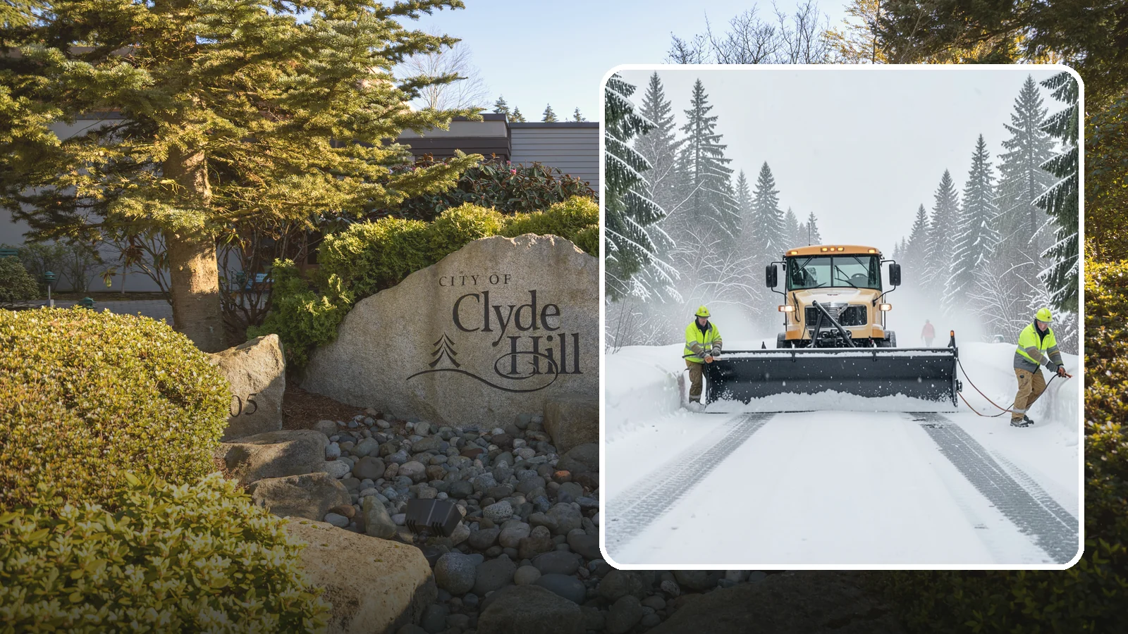 School Snow Plowing in Clyde Hill, King County, WA - We plow school lots, bus loops, and student drop-off zones before the first bell so staff, buses, and parents move safely.