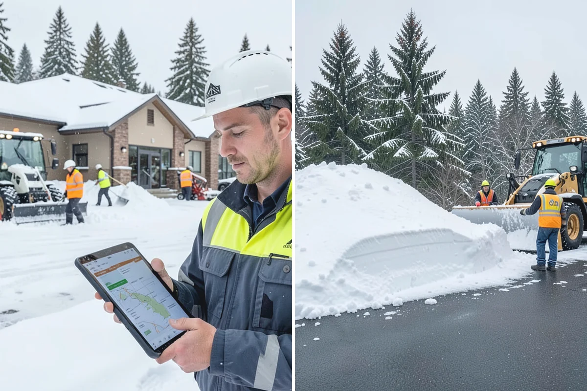 School Snow Plowing in Coupeville, Island County, WA - Confirm the bell schedule and bus-loop priorities with facilities staff