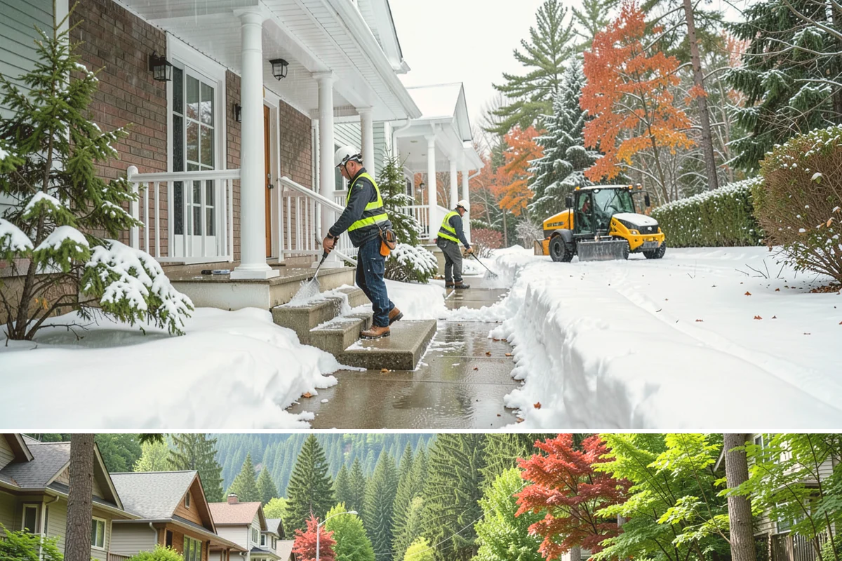 School Snow Plowing in Darrington, Snohomish County, WA - Establish a contract before the school year's winter term so every campus opening is safe.