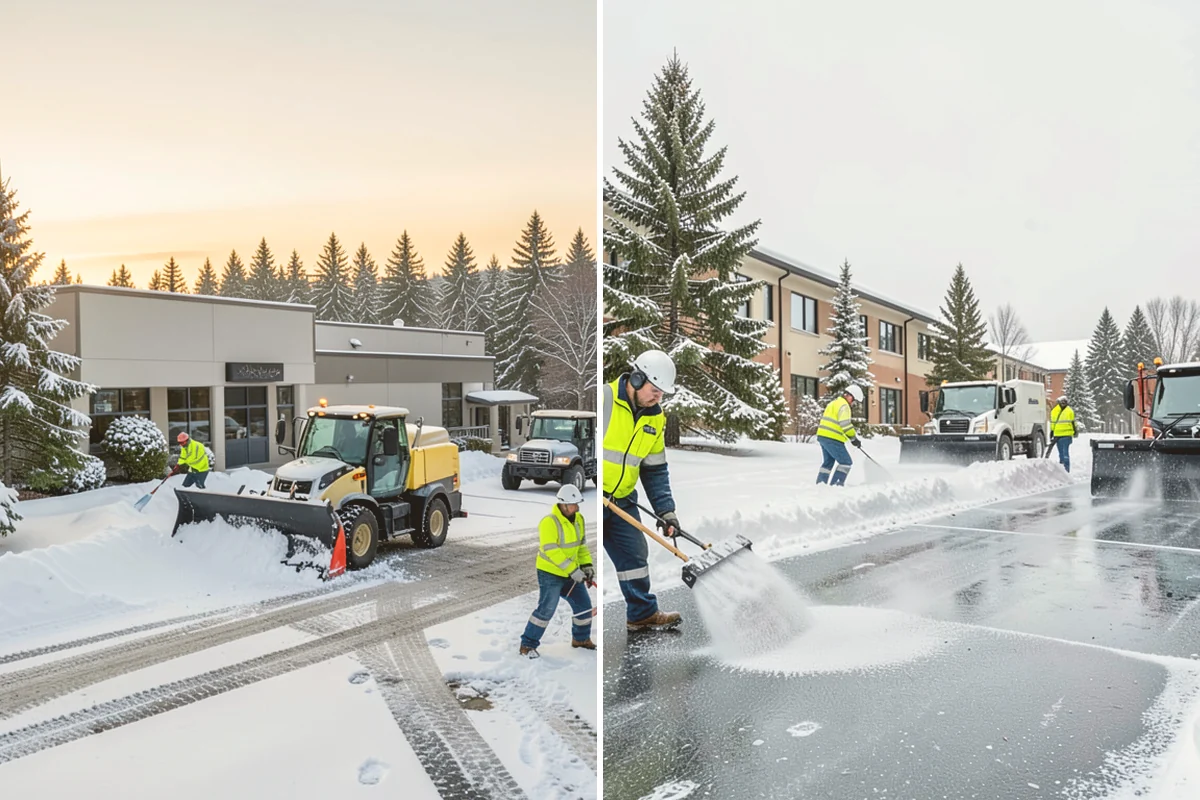 School Snow Plowing in Eatonville, Pierce County, WA - Confirm the bell schedule and bus-loop priorities with facilities staff