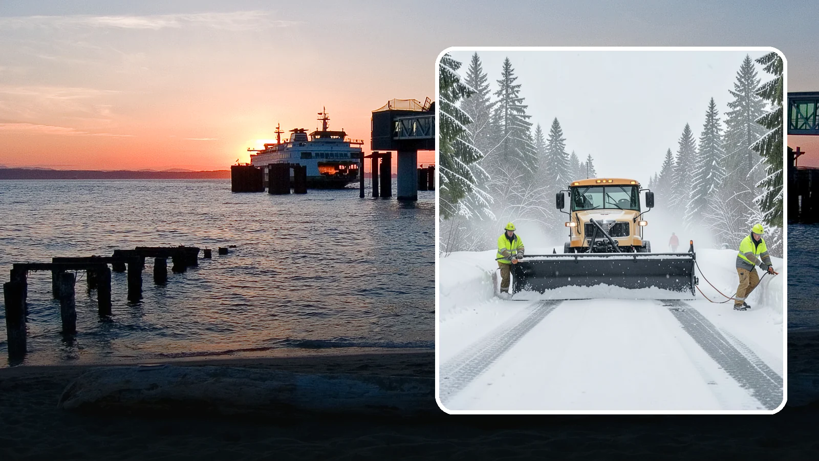 School Snow Plowing in Edmonds, Snohomish County, WA - We plow school lots, bus loops, and student drop-off zones before the first bell so staff, buses, and parents move safely.