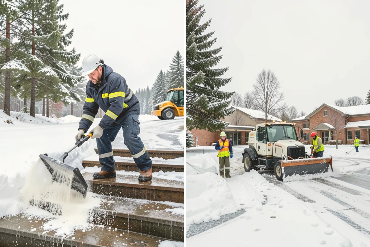 School Snow Plowing in Edmonds, Snohomish County, WA - Confirm the bell schedule and bus-loop priorities with facilities staff