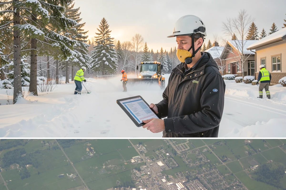 School Snow Plowing in Enumclaw, King County, WA - Establish a contract before the school year's winter term so every campus opening is safe.