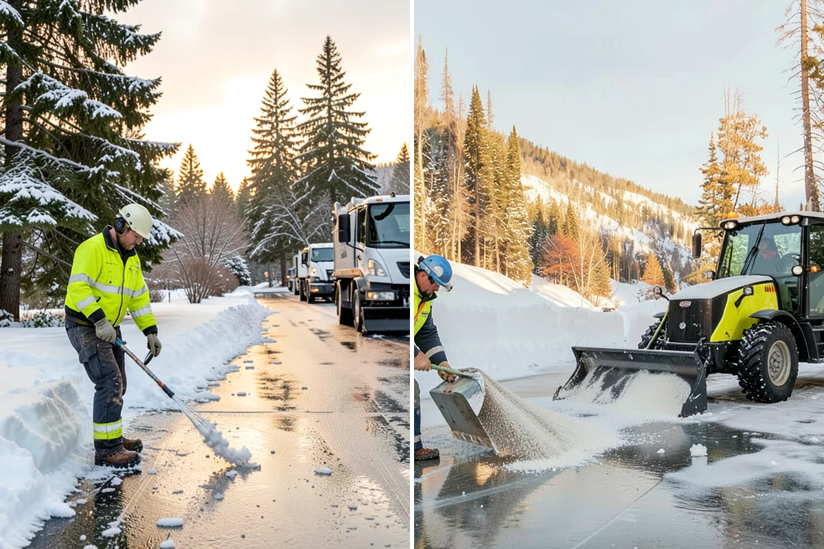 School Snow Plowing in Everett, Snohomish County, WA - Confirm the bell schedule and bus-loop priorities with facilities staff
