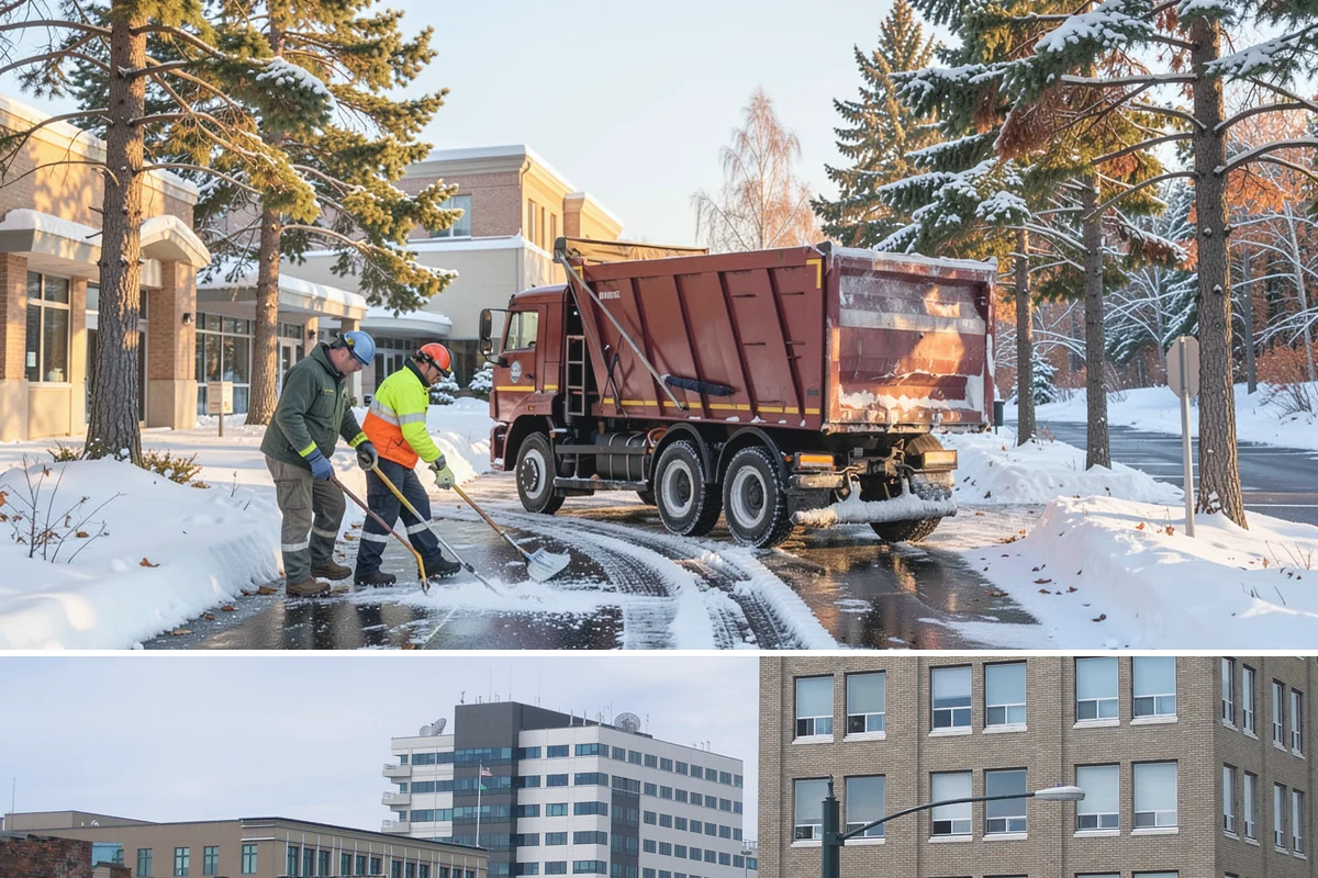 School Snow Plowing in Everett, Snohomish County, WA - Establish a contract before the school year's winter term so every campus opening is safe.