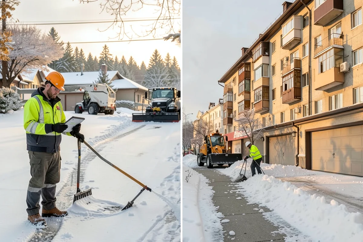 School Snow Plowing in Federal Way, King County, WA - Confirm the bell schedule and bus-loop priorities with facilities staff