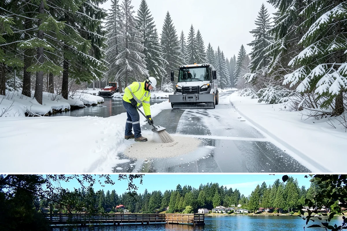 School Snow Plowing in Federal Way, King County, WA - Establish a contract before the school year's winter term so every campus opening is safe.