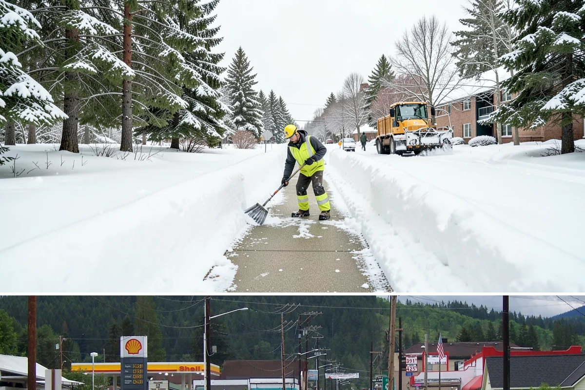 School Snow Plowing in Granite Falls, Snohomish County, WA - Establish a contract before the school year's winter term so every campus opening is safe.
