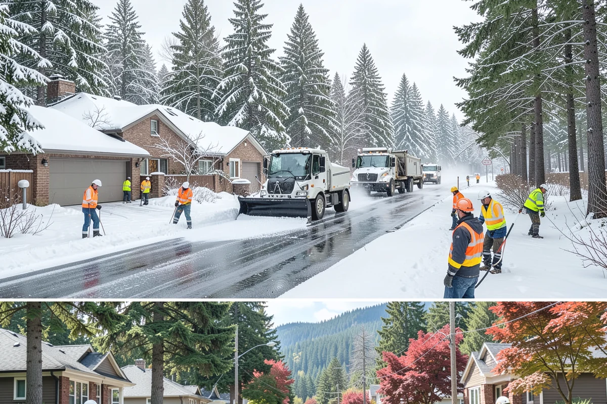 School Snow Plowing in Hunts Point, King County, WA - Establish a contract before the school year's winter term so every campus opening is safe.