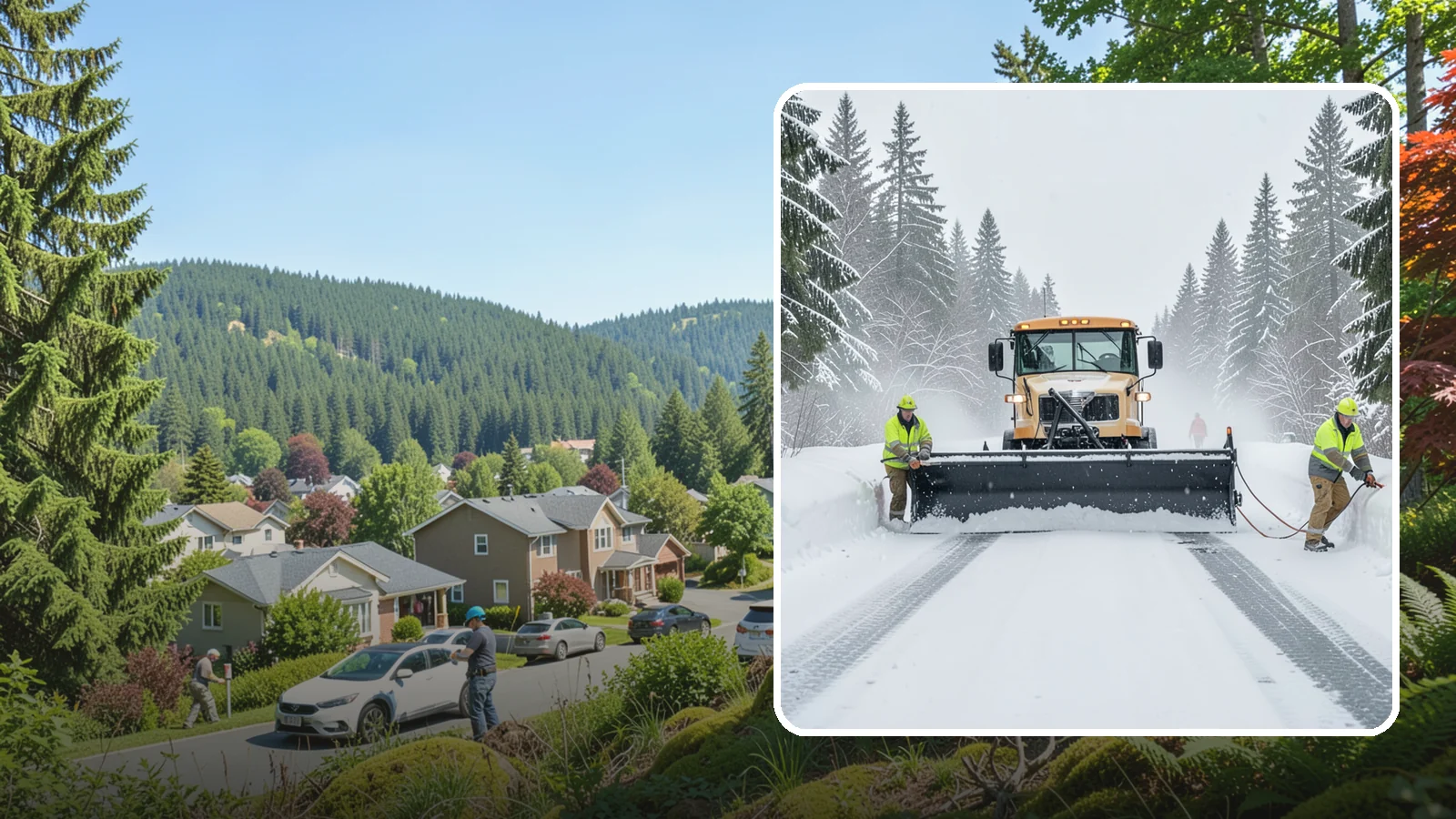 School Snow Plowing in Index, Snohomish County, WA - We plow school lots, bus loops, and student drop-off zones before the first bell so staff, buses, and parents move safely.