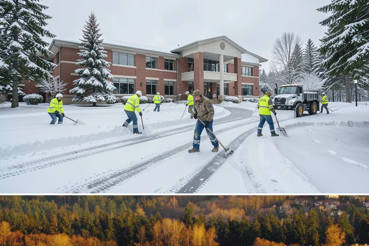 School Snow Plowing in Kenmore, King County, WA - Establish a contract before the school year's winter term so every campus opening is safe.
