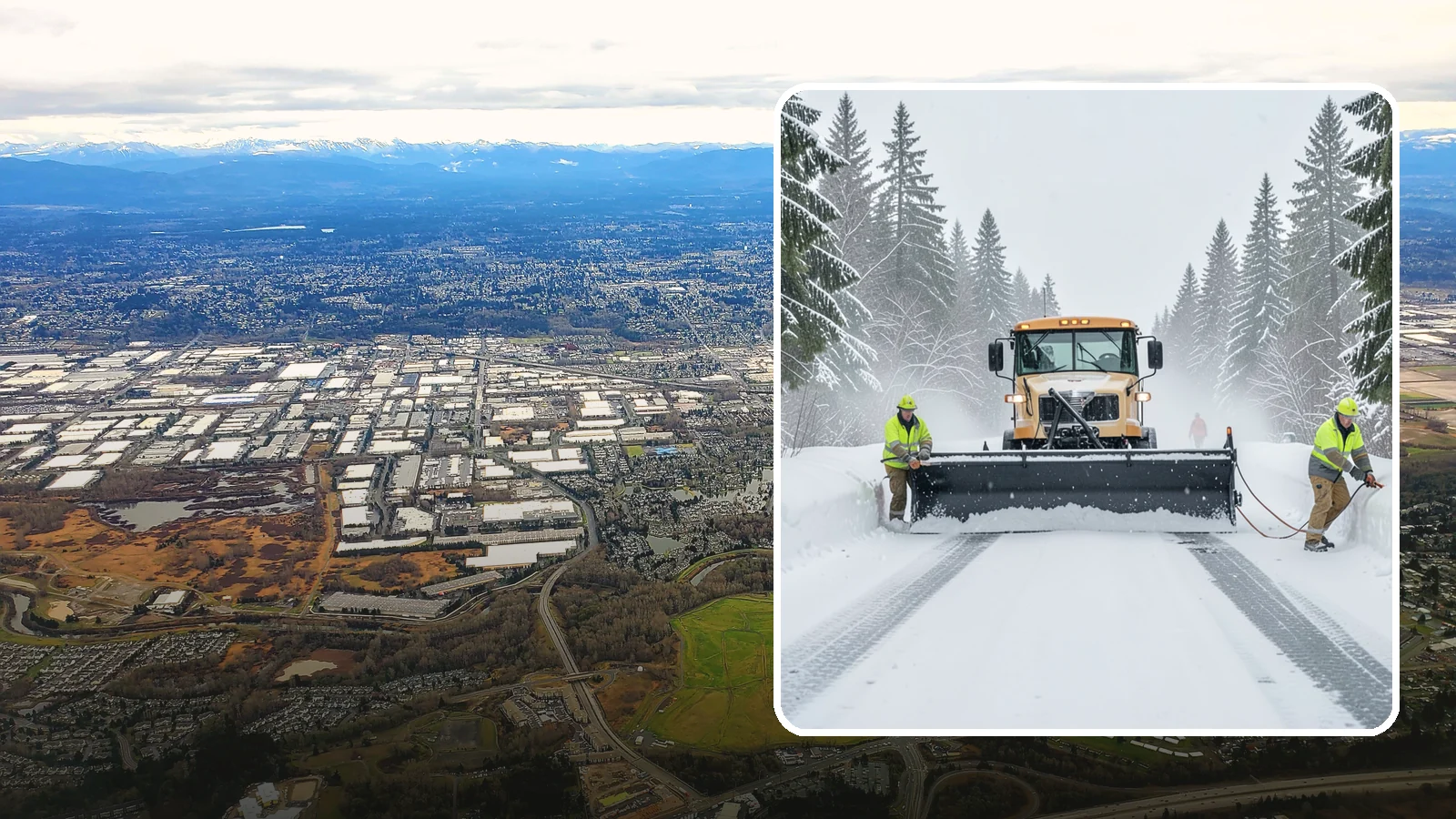 School Snow Plowing in Kent, King County, WA - We plow school lots, bus loops, and student drop-off zones before the first bell so staff, buses, and parents move safely.