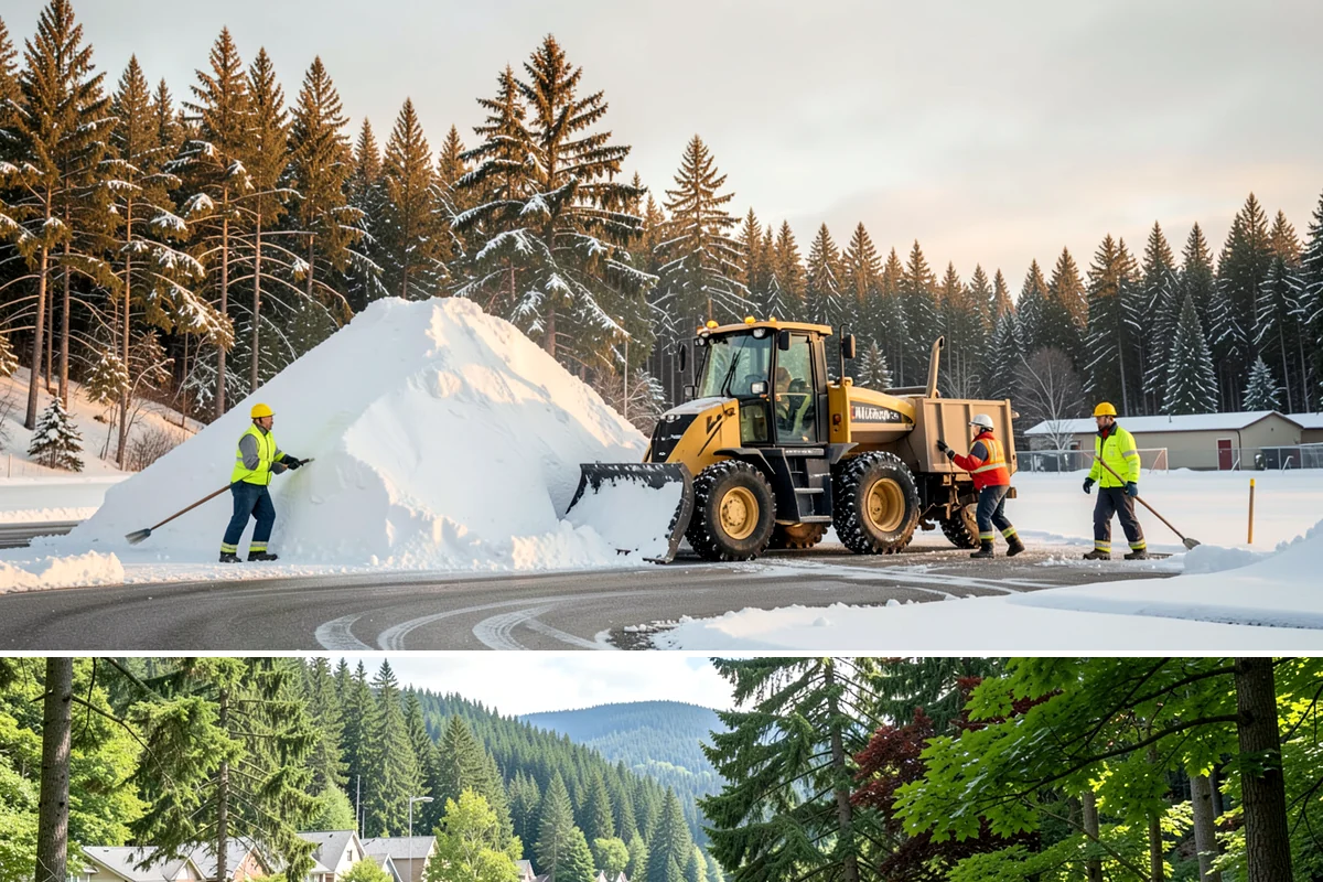 School Snow Plowing in Lake Forest Park, King County, WA - Establish a contract before the school year's winter term so every campus opening is safe.
