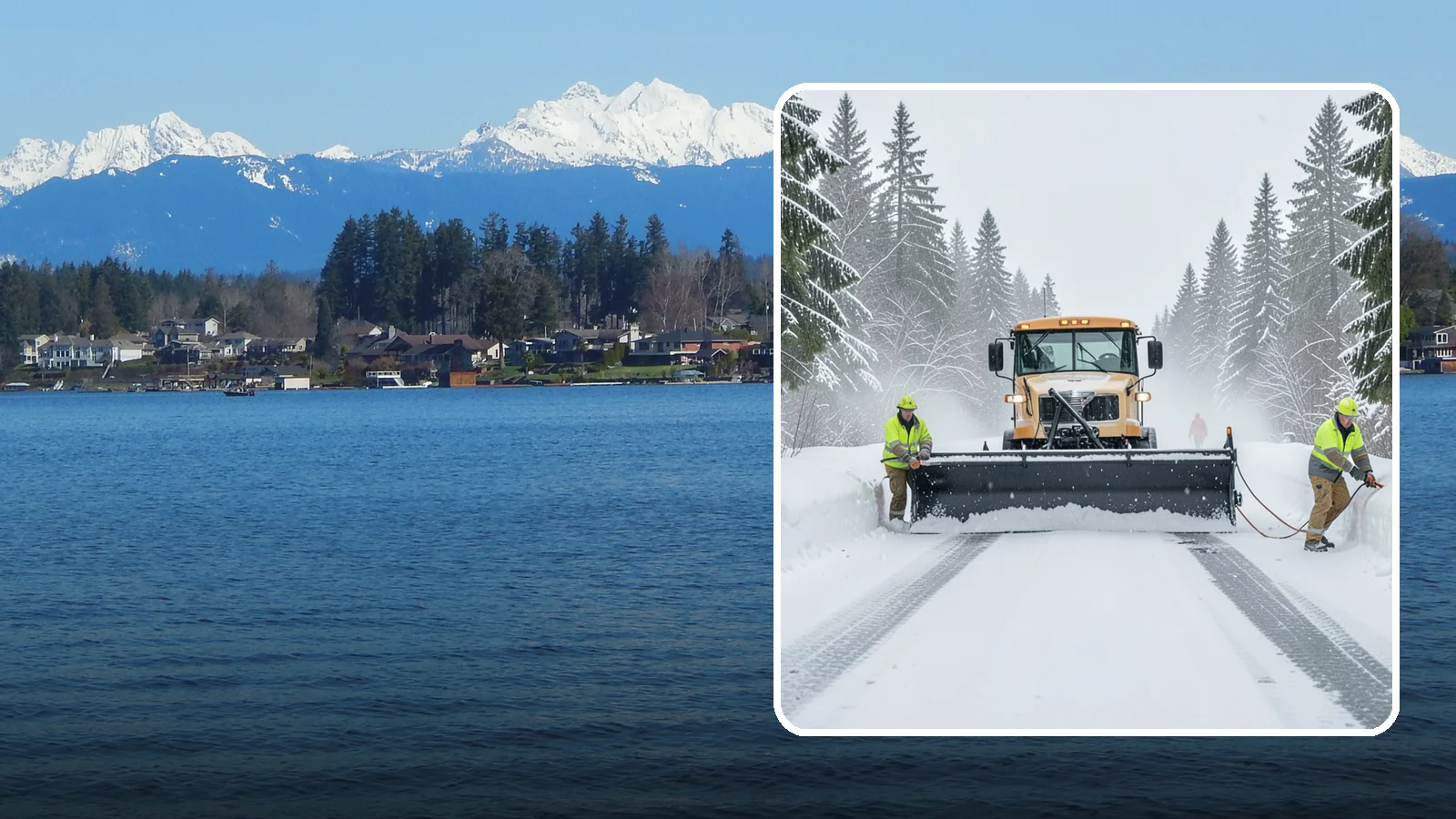 School Snow Plowing in Lake Stevens, Snohomish County, WA - We plow school lots, bus loops, and student drop-off zones before the first bell so staff, buses, and parents move safely.