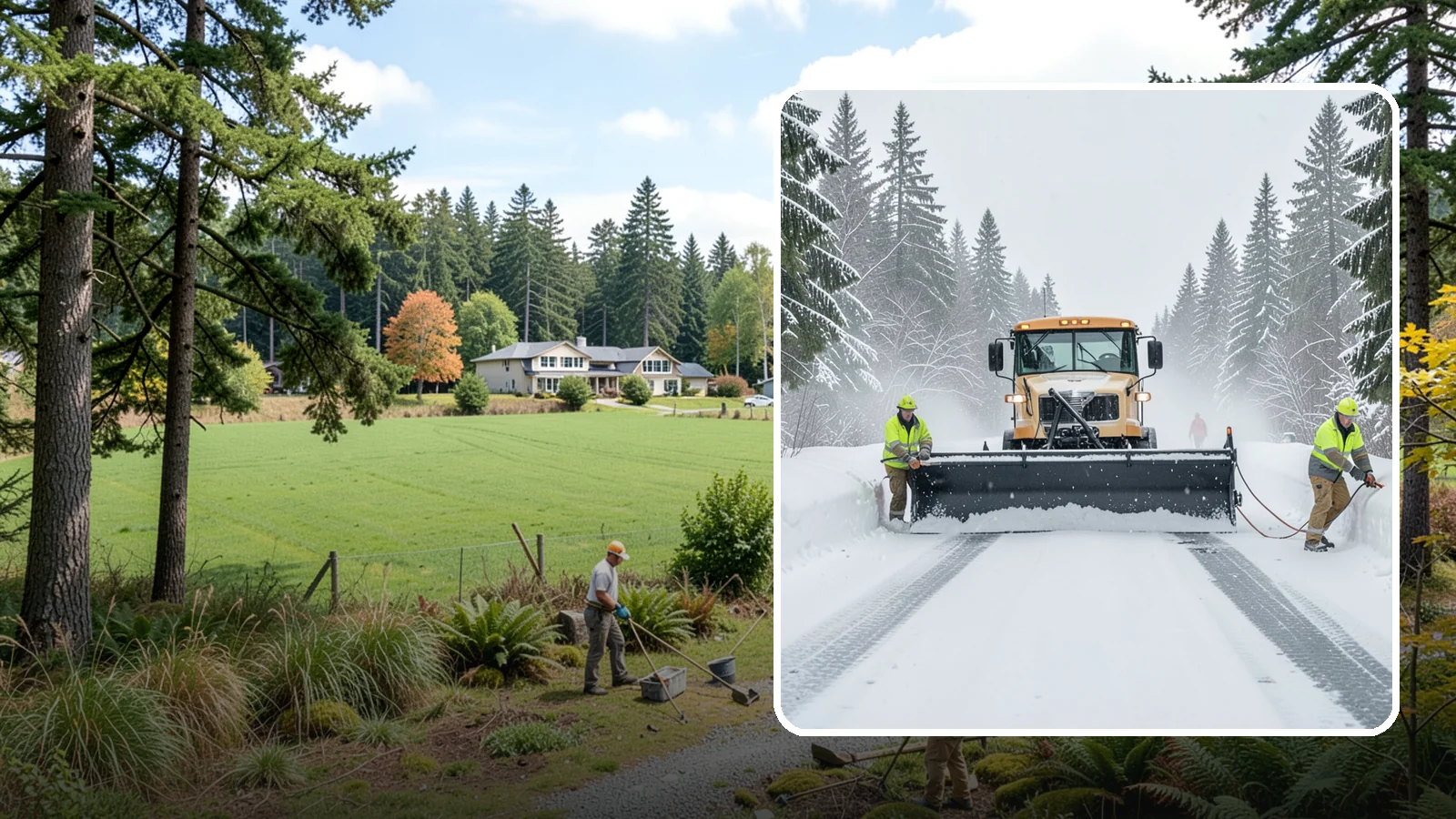School Snow Plowing in Lyman, Skagit County, WA - We plow school lots, bus loops, and student drop-off zones before the first bell so staff, buses, and parents move safely.