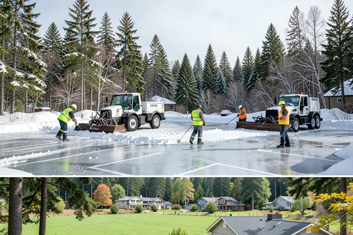 School Snow Plowing in Lyman, Skagit County, WA - Establish a contract before the school year's winter term so every campus opening is safe.