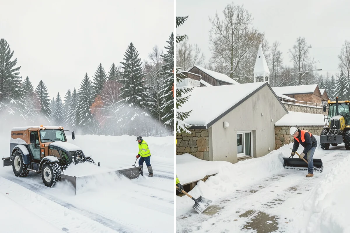 School Snow Plowing in Lynnwood, Snohomish County, WA - Confirm the bell schedule and bus-loop priorities with facilities staff