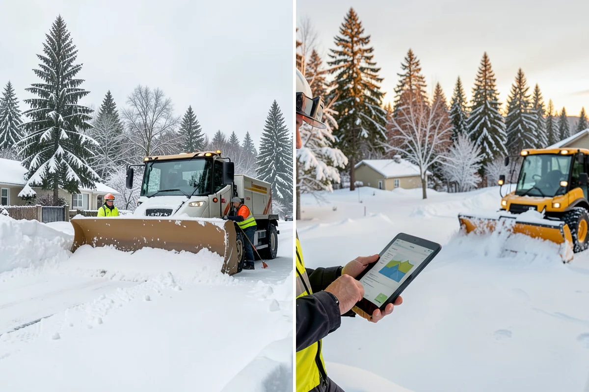 School Snow Plowing in Maple Valley, King County, WA - Confirm the bell schedule and bus-loop priorities with facilities staff