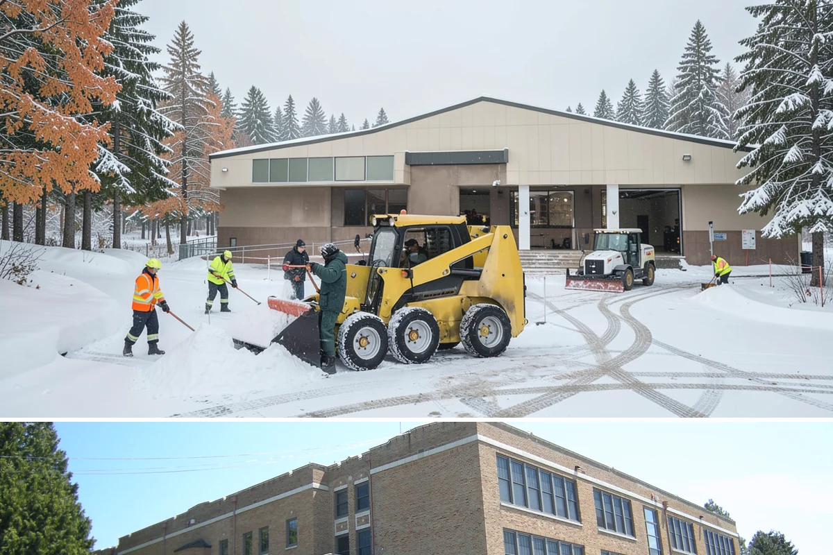 School Snow Plowing in Maple Valley, King County, WA - Establish a contract before the school year's winter term so every campus opening is safe.