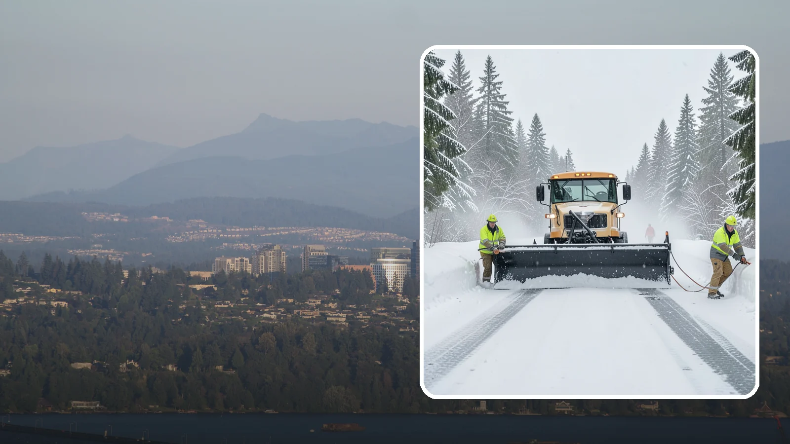 School Snow Plowing in Medina, King County, WA - We plow school lots, bus loops, and student drop-off zones before the first bell so staff, buses, and parents move safely.