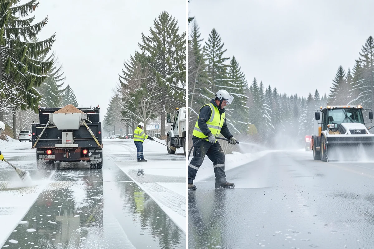 School Snow Plowing in Medina, King County, WA - Confirm the bell schedule and bus-loop priorities with facilities staff