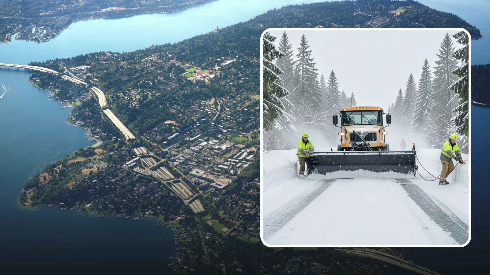 School Snow Plowing in Mercer Island, King County, WA - We plow school lots, bus loops, and student drop-off zones before the first bell so staff, buses, and parents move safely.