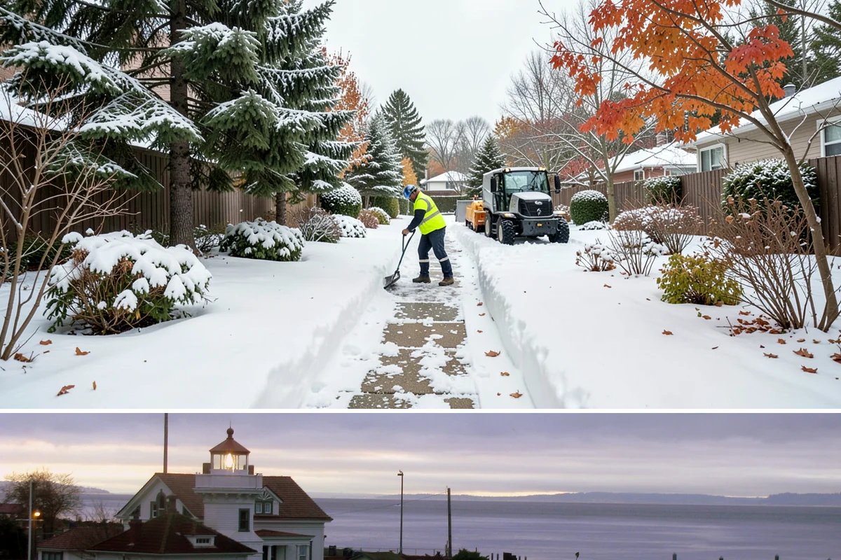 School Snow Plowing in Mukilteo, Snohomish County, WA - Establish a contract before the school year's winter term so every campus opening is safe.