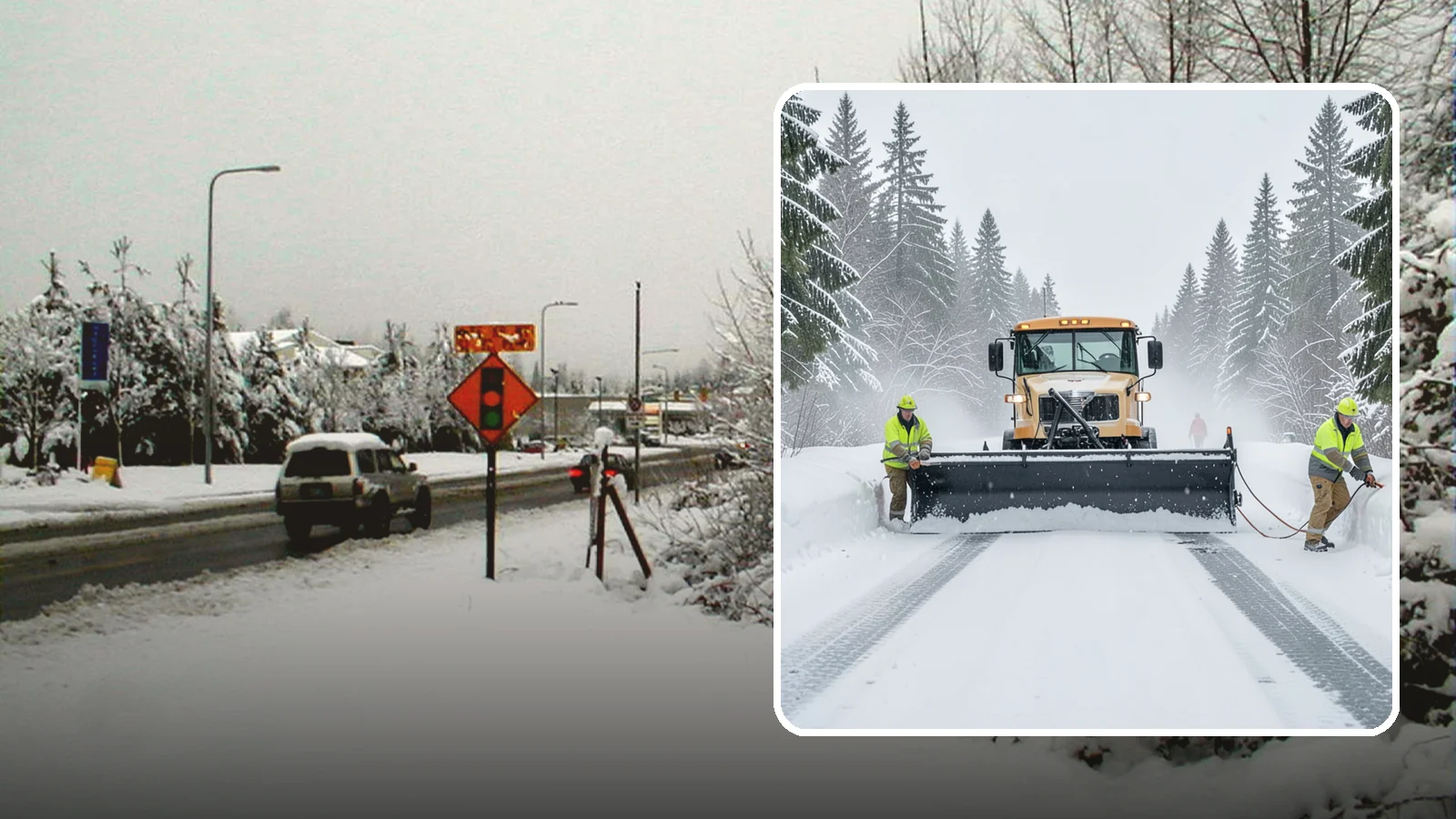 School Snow Plowing in Newcastle, King County, WA - We plow school lots, bus loops, and student drop-off zones before the first bell so staff, buses, and parents move safely.